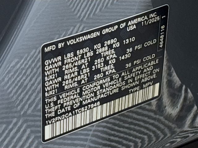 2026 Volkswagen Atlas 2.0T SEL Premium R-Line