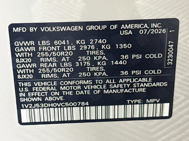 2027 Volkswagen Atlas SE w/Technology