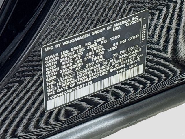 2026 Volkswagen Atlas 2.0T SE w/Technology