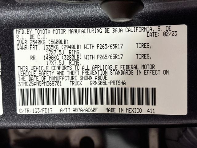 2023 Toyota Tacoma TRD Sport V6