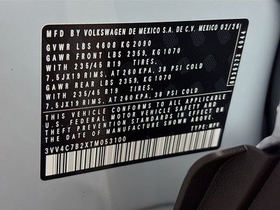 2026 Volkswagen Taos 1.5T SEL