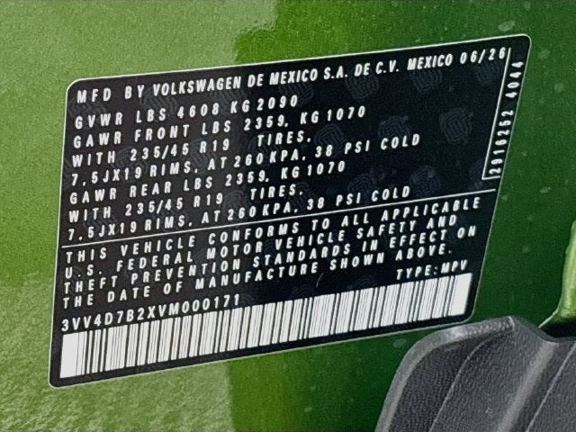 2027 Volkswagen Taos 1.5T SEL