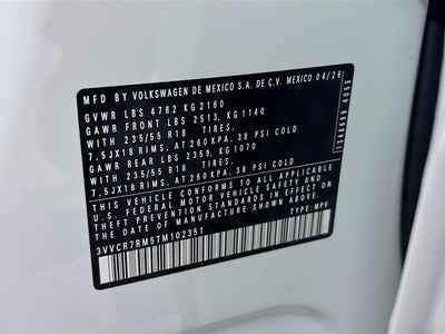 2026 Volkswagen Tiguan 2.0T S