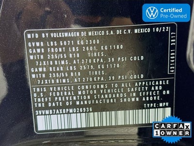 2023 Volkswagen Tiguan 2.0T SE