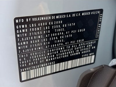2026 Volkswagen Taos 1.5T SE