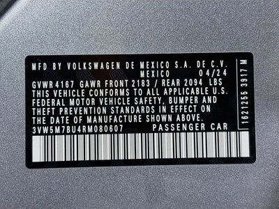 2024 Volkswagen Jetta 1.5T S