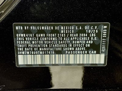 2026 Volkswagen Jetta 1.5T SE