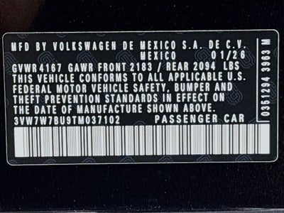 2026 Volkswagen Jetta 1.5T SE