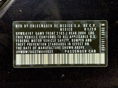 2026 Volkswagen Jetta 1.5T Sport
