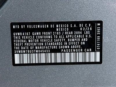 2026 Volkswagen Jetta 1.5T Sport