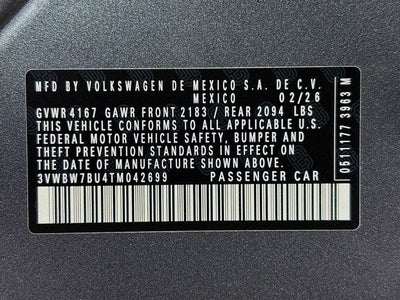 2026 Volkswagen Jetta 1.5T Sport