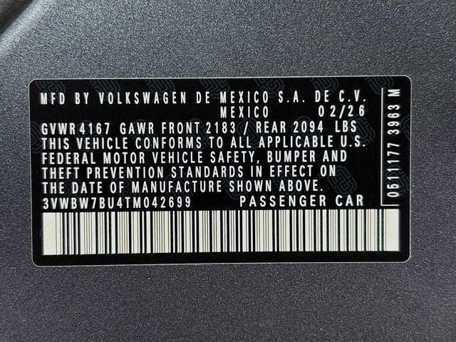 2026 Volkswagen Jetta 1.5T Sport