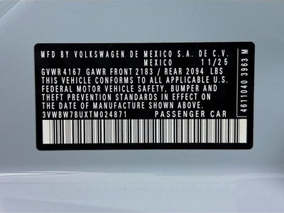 2026 Volkswagen Jetta 1.5T Sport