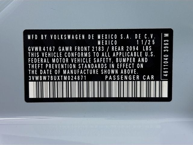 2026 Volkswagen Jetta 1.5T Sport