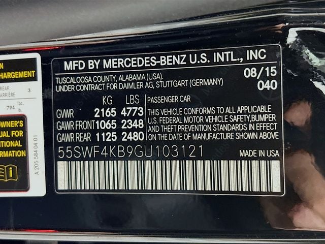 2016 Mercedes-Benz C-Class C 300 4MATIC®