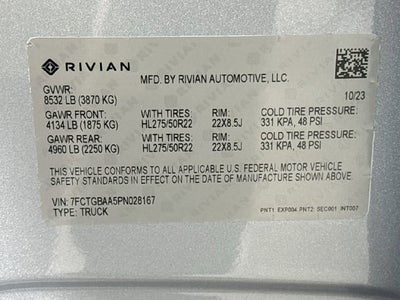 2023 Rivian R1T Adventure