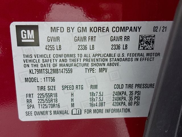 2021 Chevrolet TrailBlazer RS