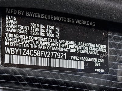 2015 BMW i3 with Range Extender