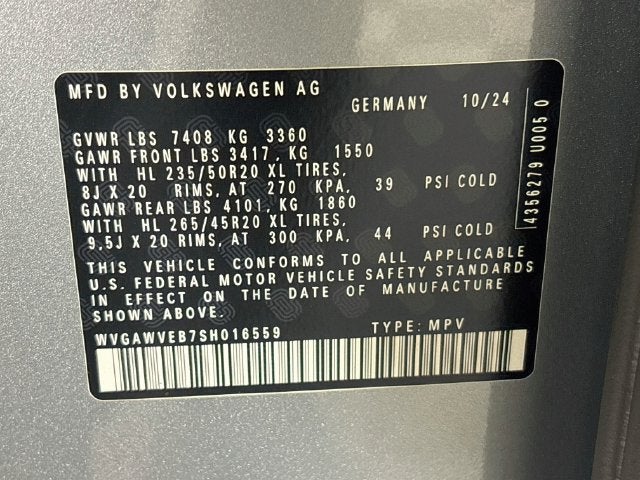 2025 Volkswagen ID. Buzz Pro S