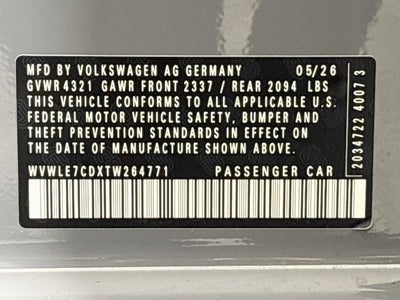 2026 Volkswagen Golf GTI 2.0T S