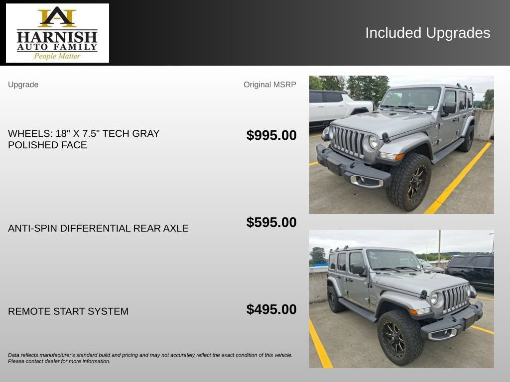 2018 Jeep Wrangler Unlimited Sahara 4x4