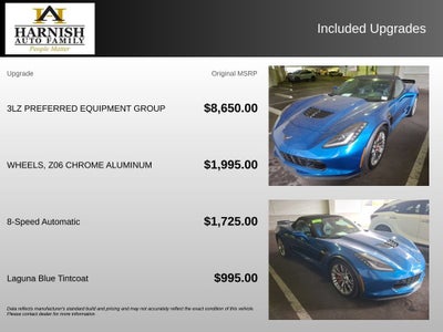 2015 Chevrolet Corvette Z06 Z06 3LZ
