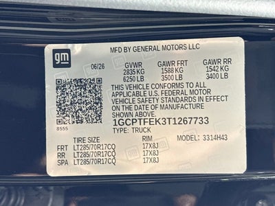 2026 Chevrolet Colorado ZR2