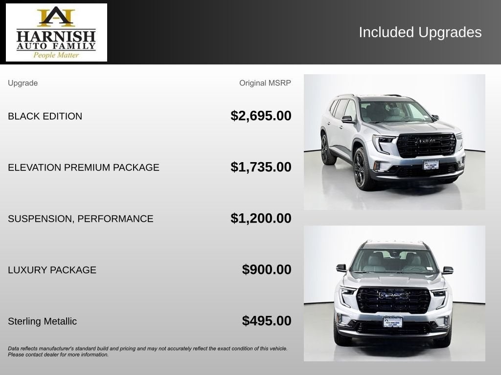 2026 GMC Acadia Elevation