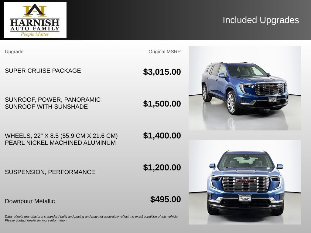2026 GMC Acadia Denali