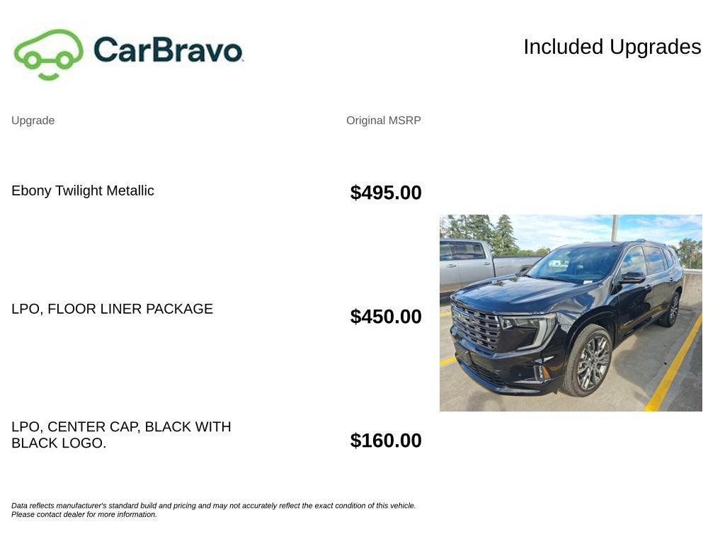 2026 GMC Acadia Denali Ultimate