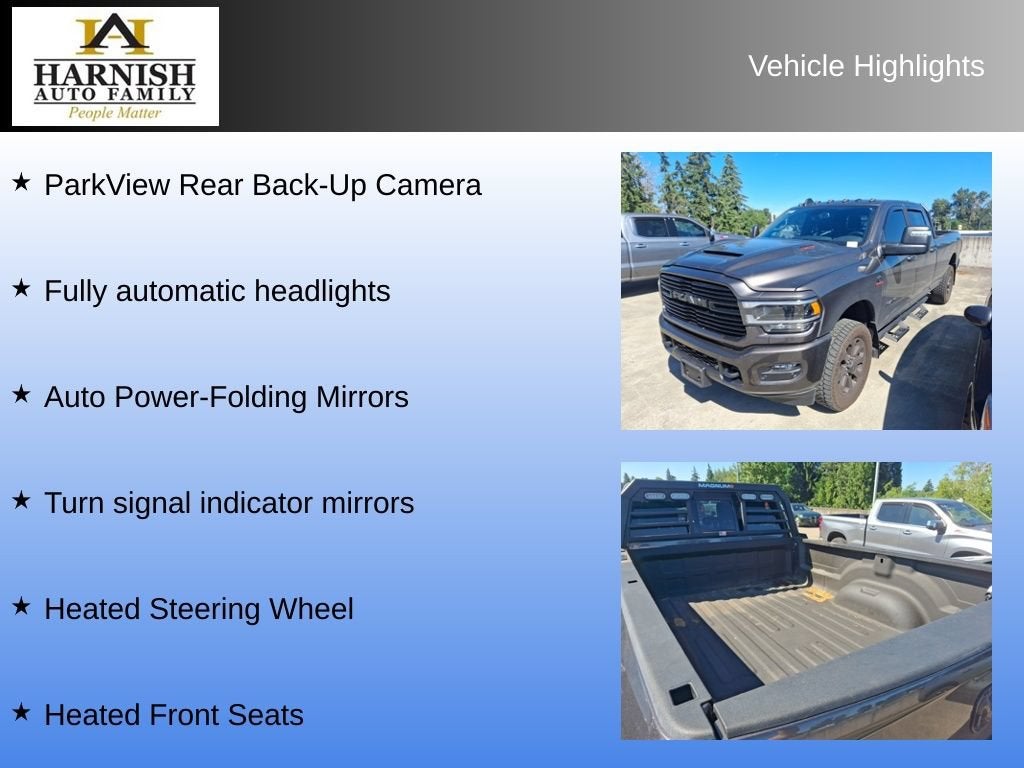 2024 RAM 3500 Laramie Crew Cab 4x4 8' Box