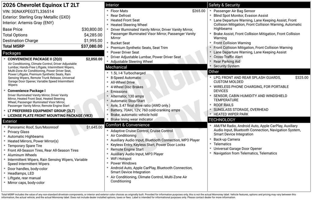 2026 Chevrolet Equinox LT