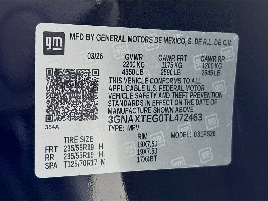 2026 Chevrolet Equinox RS