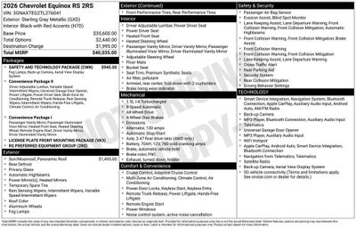 2026 Chevrolet Equinox RS