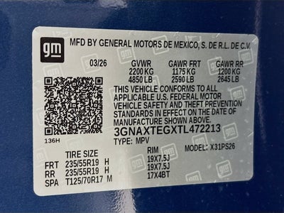 2026 Chevrolet Equinox RS