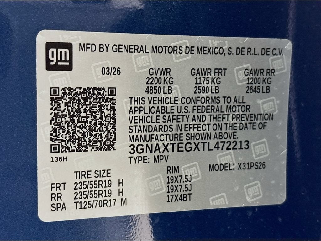 2026 Chevrolet Equinox RS