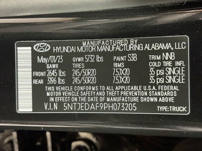 2023 Hyundai Santa Cruz Limited