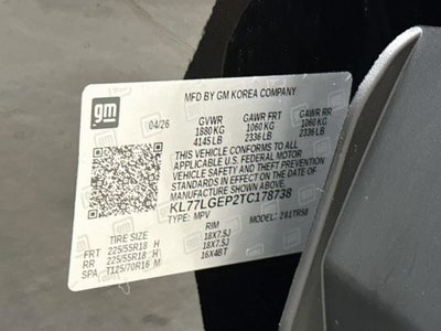 2026 Chevrolet Trax 1RS