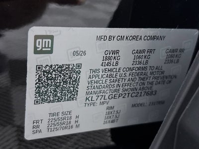 2026 Chevrolet Trax 1RS