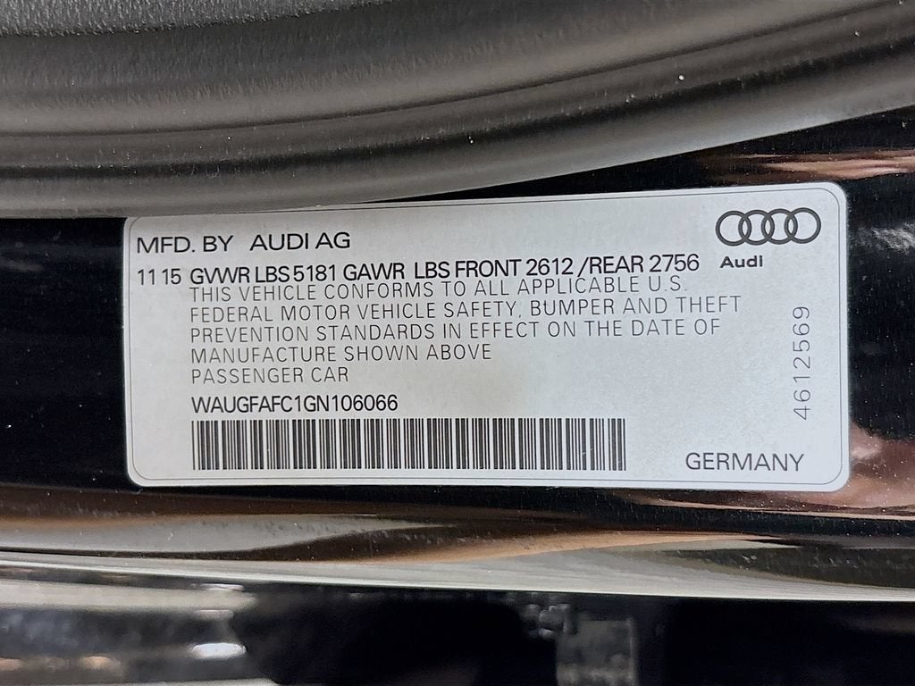 2016 Audi A6 2.0T Premium Plus