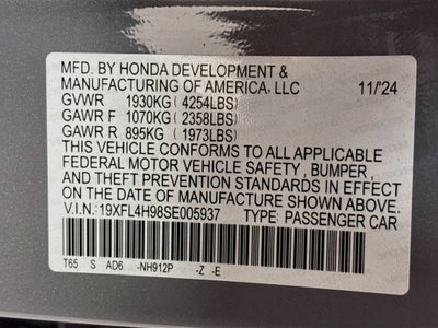 2025 Honda Civic Hybrid Sport Touring
