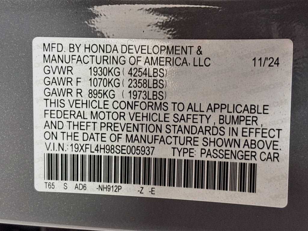 2025 Honda Civic Hybrid Sport Touring