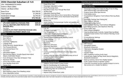 2026 Chevrolet Suburban LS
