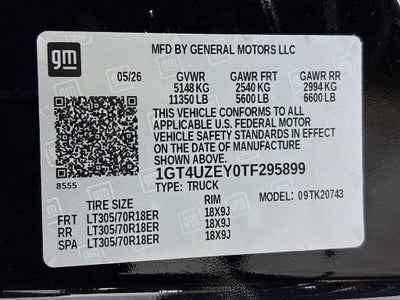 2026 GMC Sierra 2500 HD AT4X