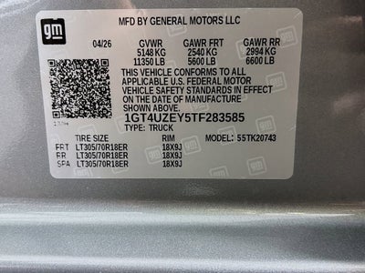 2026 GMC Sierra 2500 HD AT4X