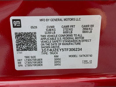 2026 GMC Sierra 2500 HD AT4X
