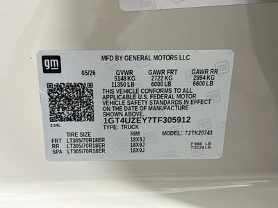 2026 GMC Sierra 2500 HD AT4X
