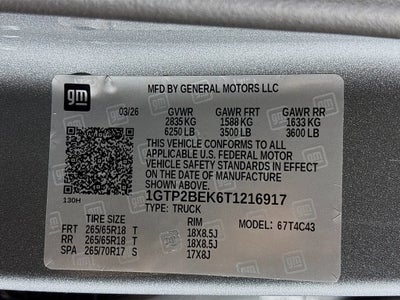 2026 GMC Canyon Elevation
