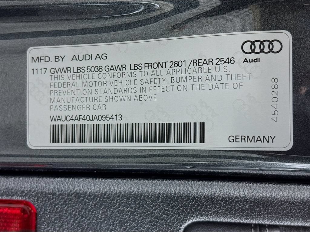 2018 Audi S4 3.0T Premium Plus